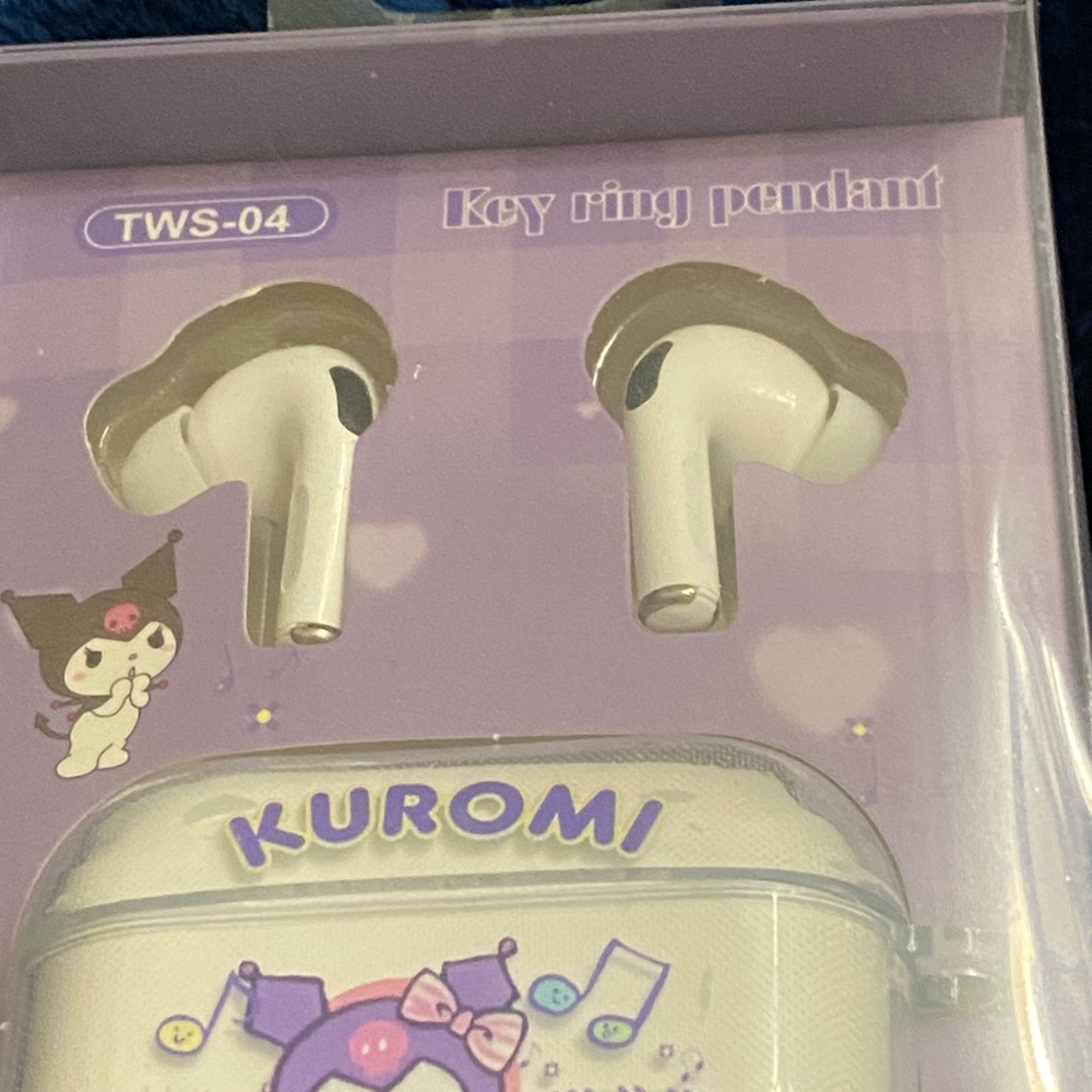 Kuromi Wireless Earbuds with Case - Picture 2 of 11